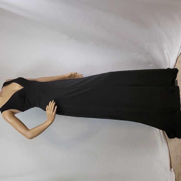 ABS Collection Plunging Neckline Jersey Shape Evening Gown - Picture 10 of 17